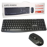 Беспроводной комплект (клавиатура+мышь) Live-power KV900