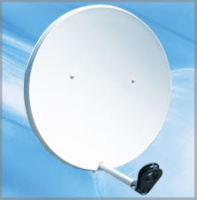Антенна спутниковая с логотипом Триколор 0,6 с кронштейном 