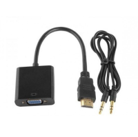 Адаптер H116 HDMI to VGA+AUX (Black)