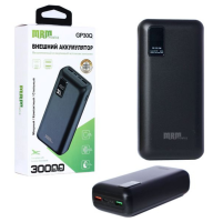 Внешний АКБ (Power bank) MRM  GP30Q 30000mAh PD20W/QC3.0/Fast 22.5W/LED Display (Black)