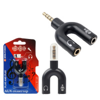 AUX Разветлитель KY148 3.5mm jack and Microfon