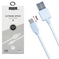Кабель USB  MR04m  Micro 1000mm (длинный штекер) (White)