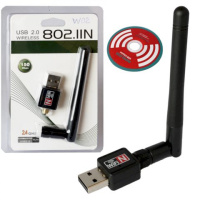 USB Адаптер WiFi  W02 (RTL8188ftv) 80.2 Antenna: Undetachable 2dBi