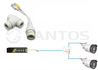 Разветвитель Ethernet с поддержкой питания PoE 802.3af/at TSn-SPC Tantos