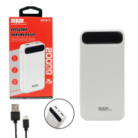 Внешний АКБ (Power bank) MRM  GP41T 20000mAh Type-C/Micro/LED Display (White)