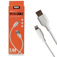 Кабель USB MRM MR21i  Lightning 1000mm (white)