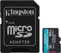 Карта памяти microSDHC UHS-I U1 KINGSTON Canvas Select Plus 64 ГБ