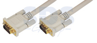 Шнур VGA plug-VGA plug 1.8 м (серый ) REXANT