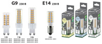Лампа светодиодная Е14-5 Вт-230 В-3000 К, SMD, 16x54 мм TDM