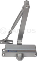 Доводчик Tantos TS-DC045 серебро для легких дверей до 50 кг. Литой алюминиевый корпус
