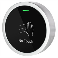 Бесконтактная кнопка выхода в металлическом корпусе круглой формы TS-NOTouch Rondo