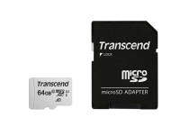 Карта памяти microSDXC UHS-I U1 Transcend 64 ГБ, 100 МБ/с, Class 10