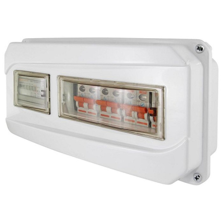Щит учета ЩРН-13-1ф 167х350х111 мм пластиковый IP55 TDM